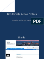 BC3 Climate Action Profiles: Results and Implications