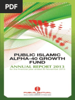 AlphaGrowth Annual Report 2013