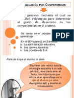 Concepto de Evaluación Por Competencias