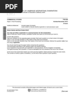 University of Cambridge International Examinations General Certificate of Education Ordinary Level