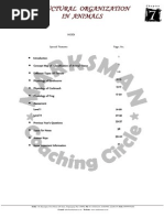 BIOLOGY STUDY MATTER Structural Org in Animals