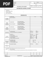 Distributed Control System: Technical Data Sheet