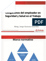 Obligaciones Del Empleador en SST