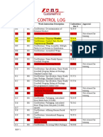 WI Control Log CS 1