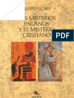 Libro - Alfred Loisy - Los Misterios Paganos y El Misterio Cristiano