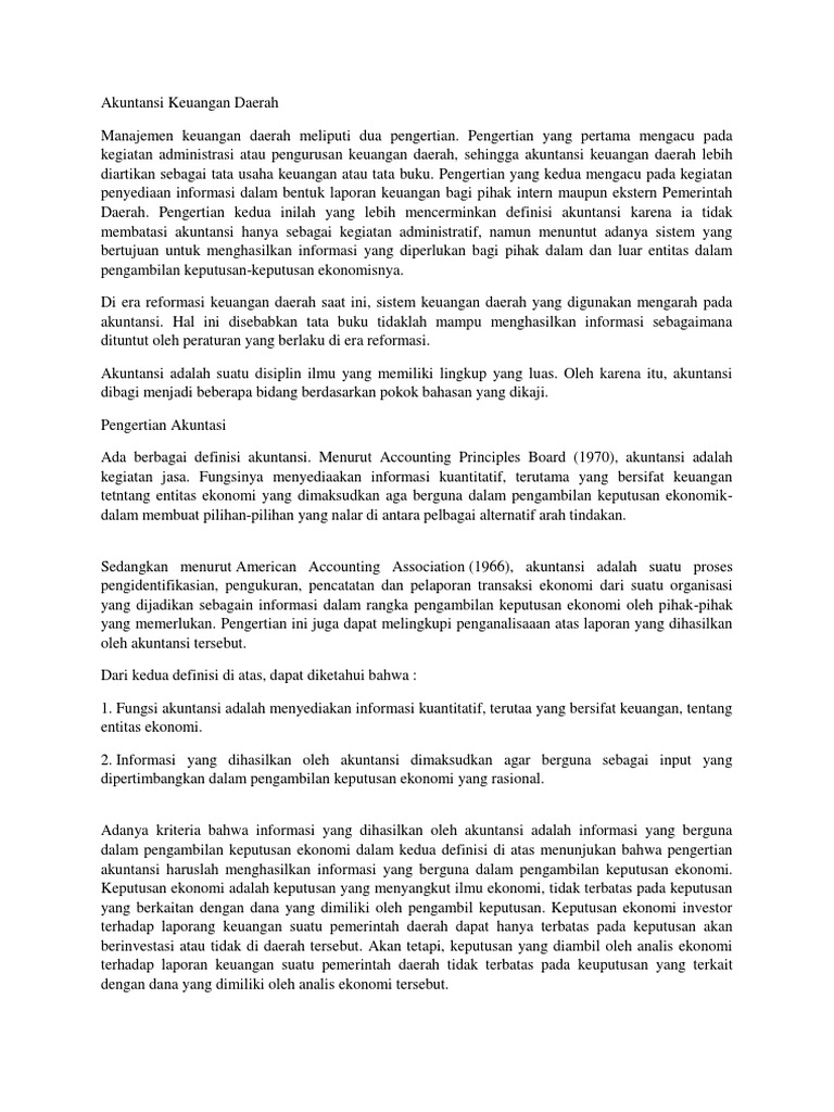 Akuntansi Keuangan Daerah