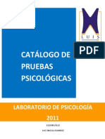 Catalogo de Pruebas Laboratiro de Psicologia