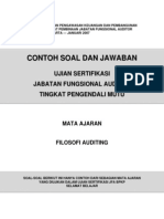 Soal Ujian Sertifikasi JFA