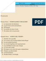 Nominalismo, Idealismo y Realismo - Índice