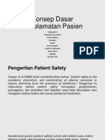 Konsep Dasar Keselamatan Pasien