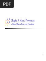 Chapter 4 Macro Processors: - Basic Macro Processor Functions