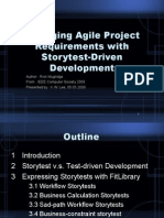 Managing Agile Project Requirements With Storytest-Driven Development