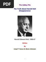 The Truth About Harold Holt Disappearance
