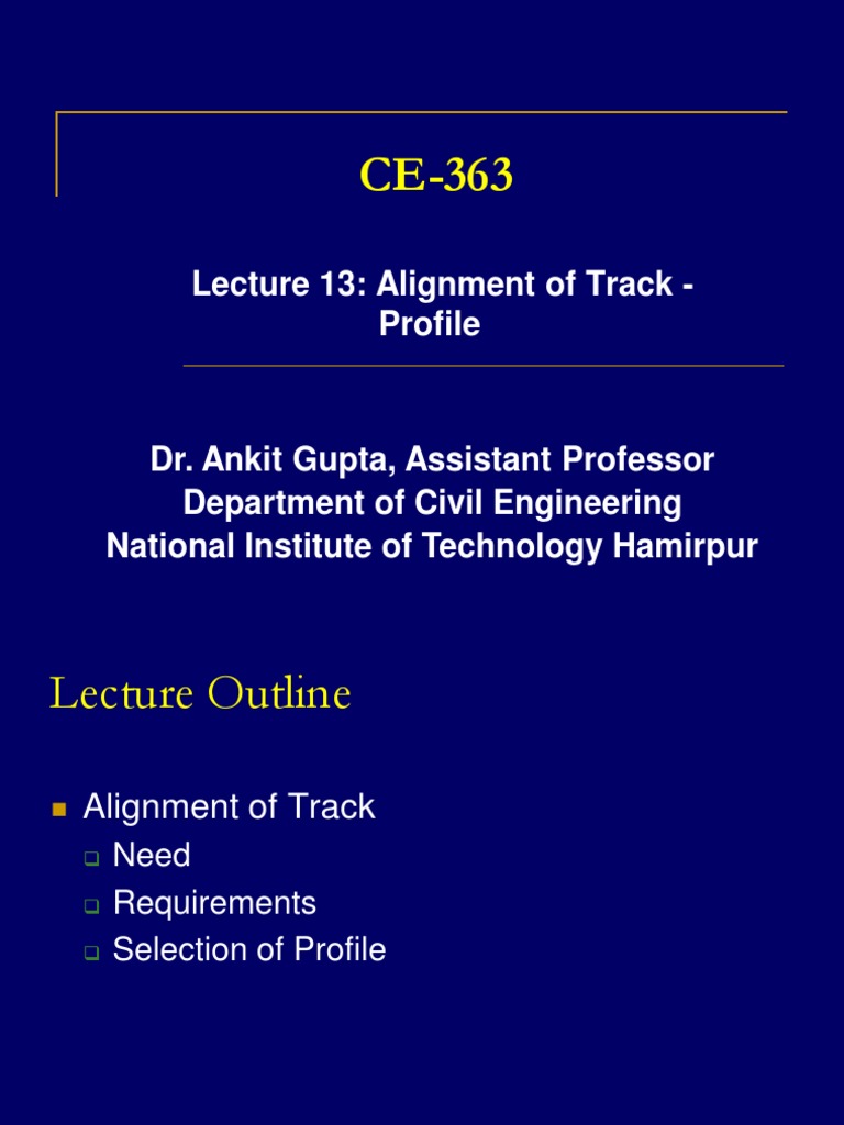 Track Alignment Essentials | PDF