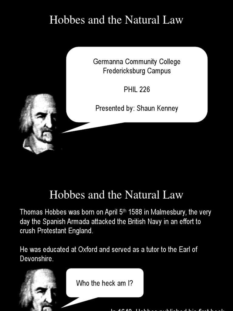 Hobbes and The Natural Law | PDF | Natural Law | Thomas Hobbes