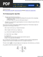 The Backpropagation Algorithm