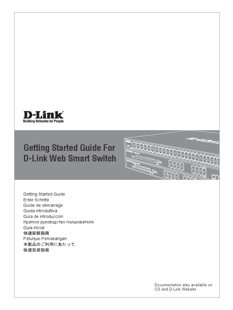 Getting Started Guide For D-Link Web Smart Switch | PDF | Command Line ...