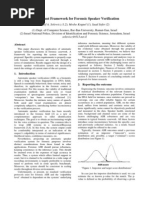 A Robust Framework For Forensic Speaker Verification