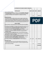 Proposed Interior Work Estimation For Insight Market Research, at Bangalore S.N Particulars Qunt Unit Rate Amount 1 P.O.P Faslse Ceiling