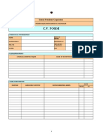 C.V. Form: Kuwait Petroleum Corporation Petroleum Training Center