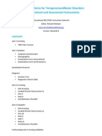 DC-TMD Axis I & Axis II Protocol - 2014