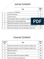 Course Content: No. Title Slide No