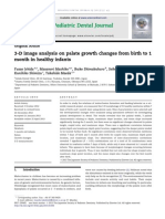 3-D Palate Growth Analysis in Infants