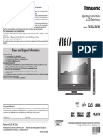 TX-32lxd700 Operating Instructions