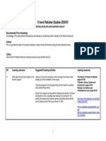 O Level Pakistan Studies 2059/01: Unit 6