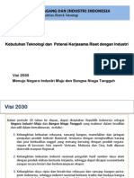 Kebutuhan Teknologi & Potensi Kerjasama Riset DGN Industri