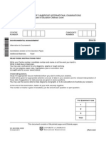 University of Cambridge International Examinations General Certificate of Education Ordinary Level