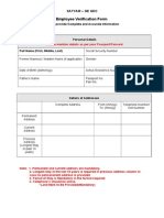 Employee Verification Form: Please Provide Complete and Accurate Information