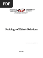 Sociology of Ethnic Relations