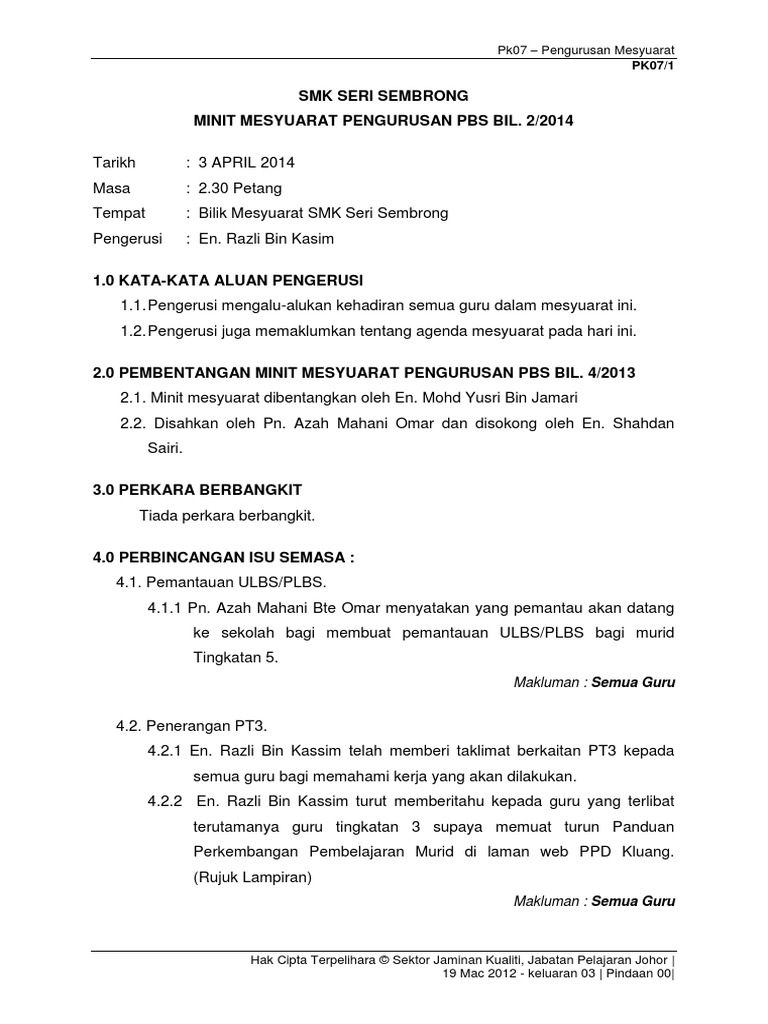Maklumat Pengurusan Pentaksiran Berasaskan Sekolah Pbs Ppt Download