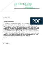 Letter of Recommendations 55