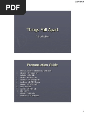 Tfa Intro Pronunciation Guide Style Of The Novel Nigeria