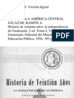 Salazar A. Ramon - Historia de Veintiun Años Tomo I