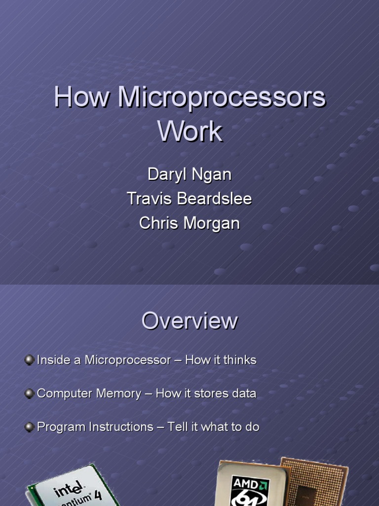 How Microprocessors Work | PDF