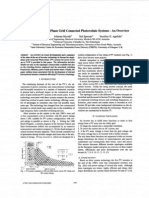 Inverters for Single-phase Grid Connected Photovoltaic Systems - An Overview