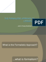 how to write a formalist analysis of a poem