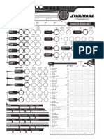 Star Wars RPG - Character Record Sheet