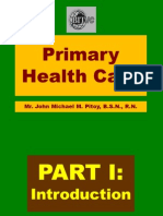 Primary Health Care: Mr. John Michael M. Pitoy, B.S.N., R.N