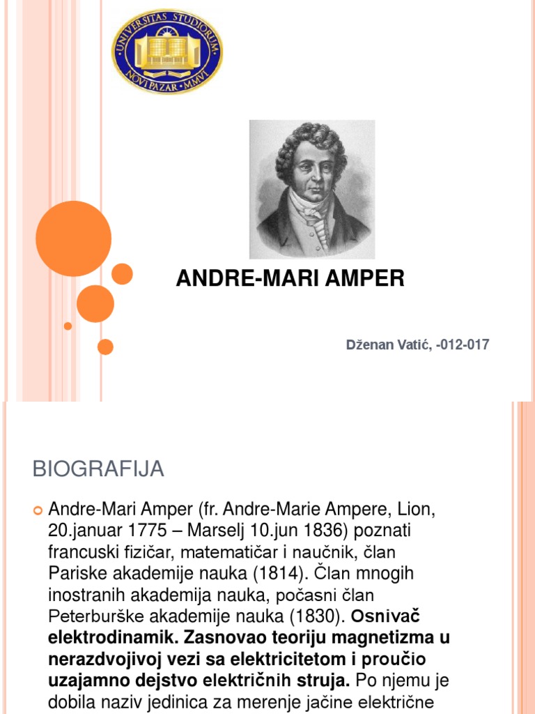 Amperov Zakon - Prezentacija | PDF