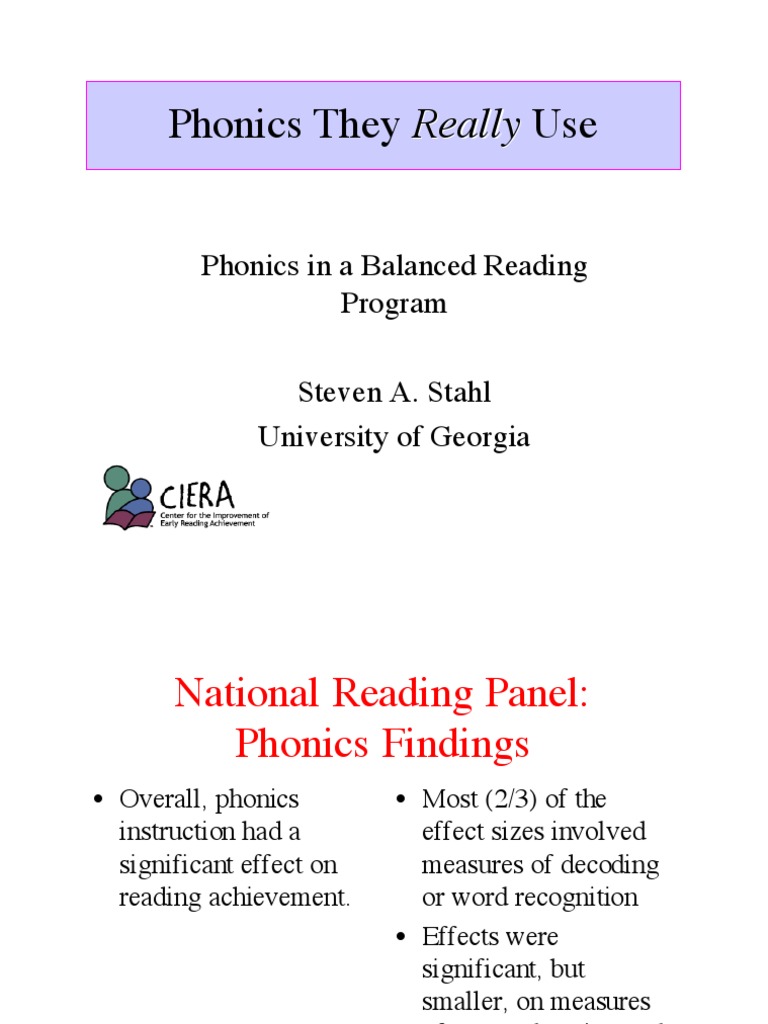 Effective Phonics Instruction Strategies | PDF | Phonics | Reading ...