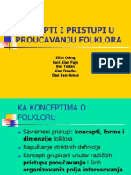 Koncepti o Folkloru