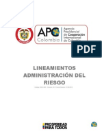 DG D 008 Lineamientos Administracion Del Riesgo v3