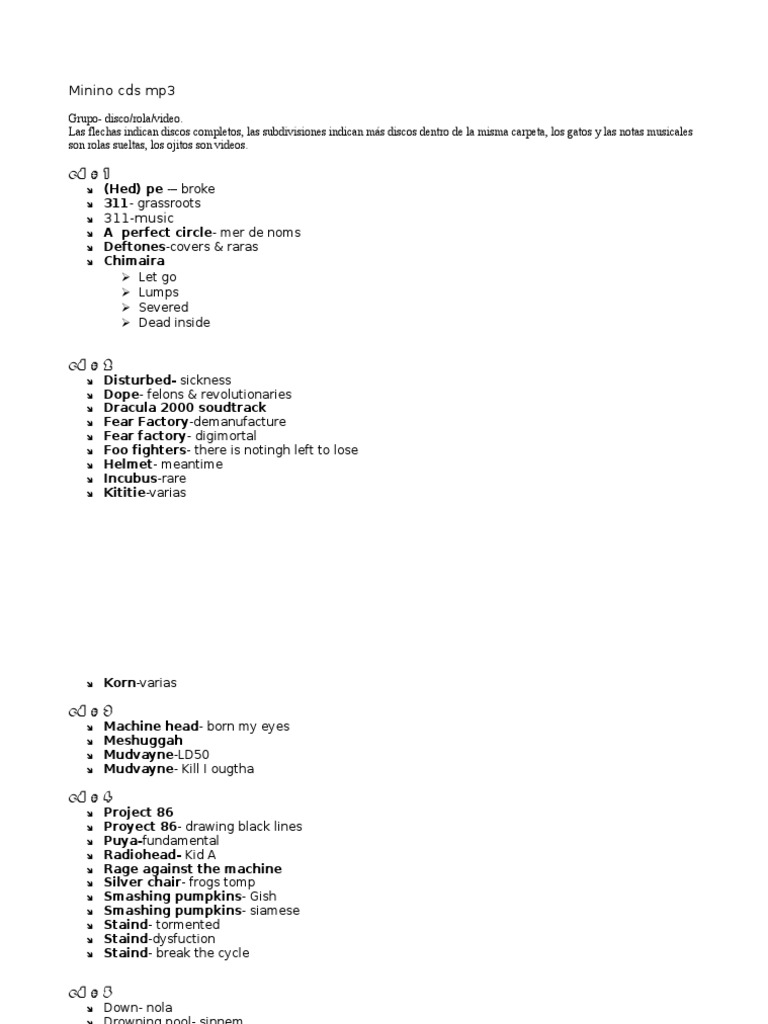 Mp3 Del Minino Pdf Musicians Musical Groups