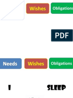 Needs Wishes Obligations