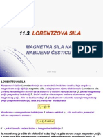 11.3. Lorentzova Sila