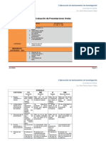 Evaluación de Presentaciones Orales